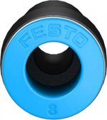 Переходник цанговый со вставной втулкой Festo QS-10H-8-50 (комплект 50 шт)