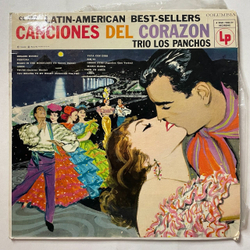 Винтажная виниловая пластинка LP Trio Los Panchos Canciones Del Corazon (USA 1955)