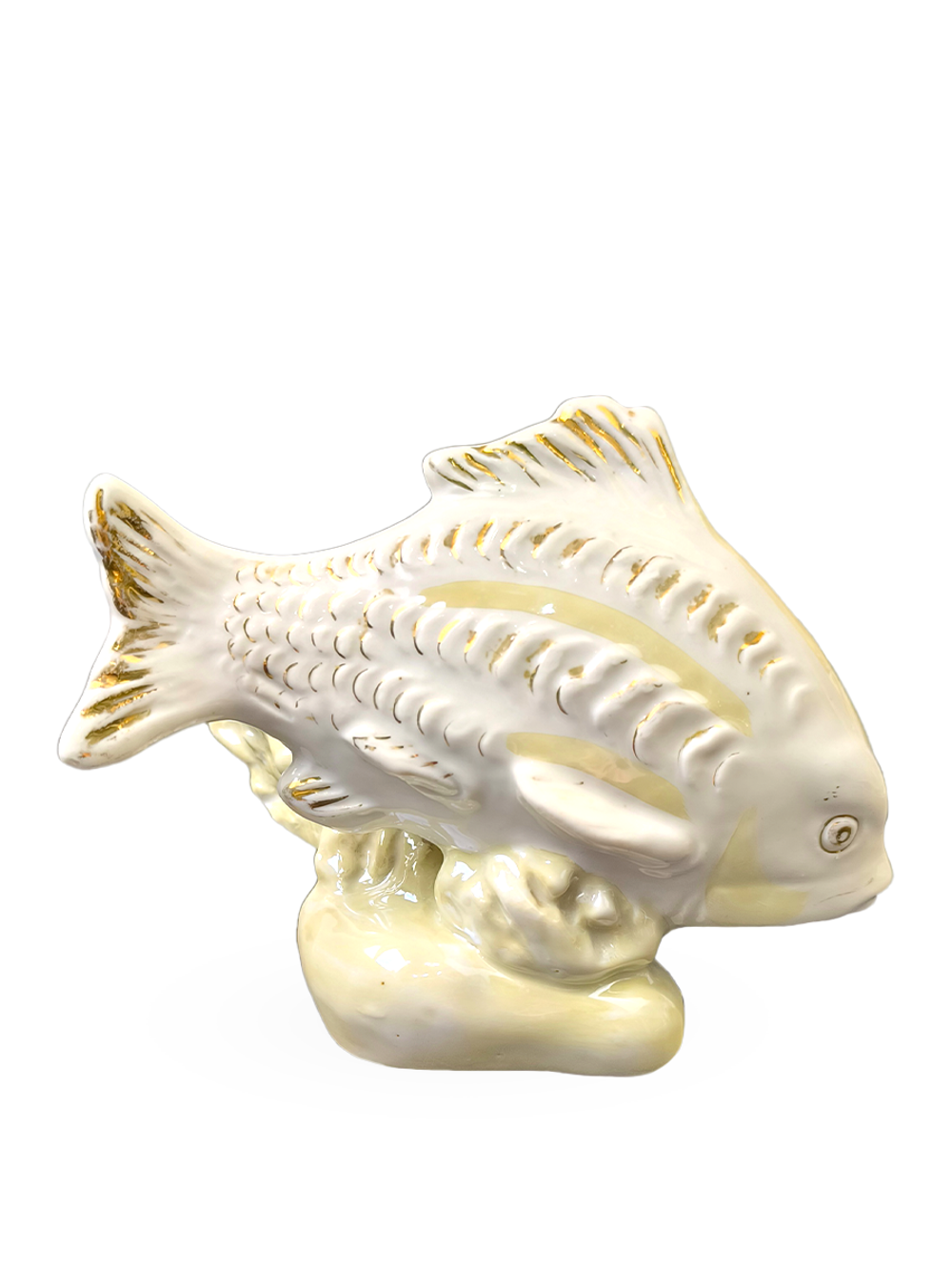 Фарфоровая статуэтка "Рыба - карп" Дулево