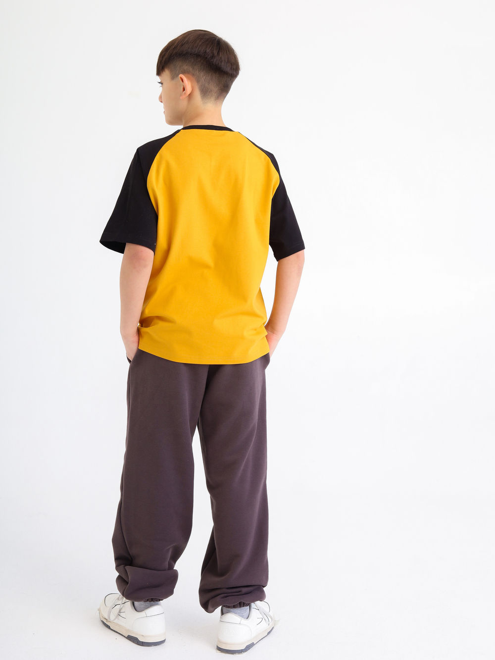 Футболка reglan, горчица