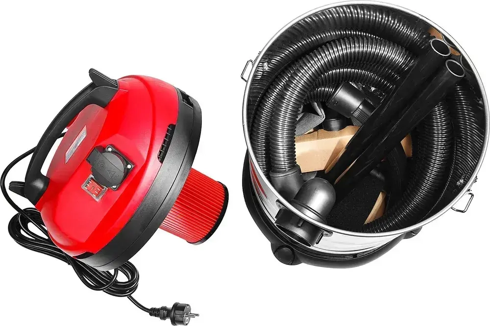 ЗУБР М3, 30 л, 1400 Вт, строительный пылесос (ПУ-30-1400 М3)