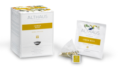 Чайный напиток травяной Althaus Lemon Mint в пирамидках, 15 шт