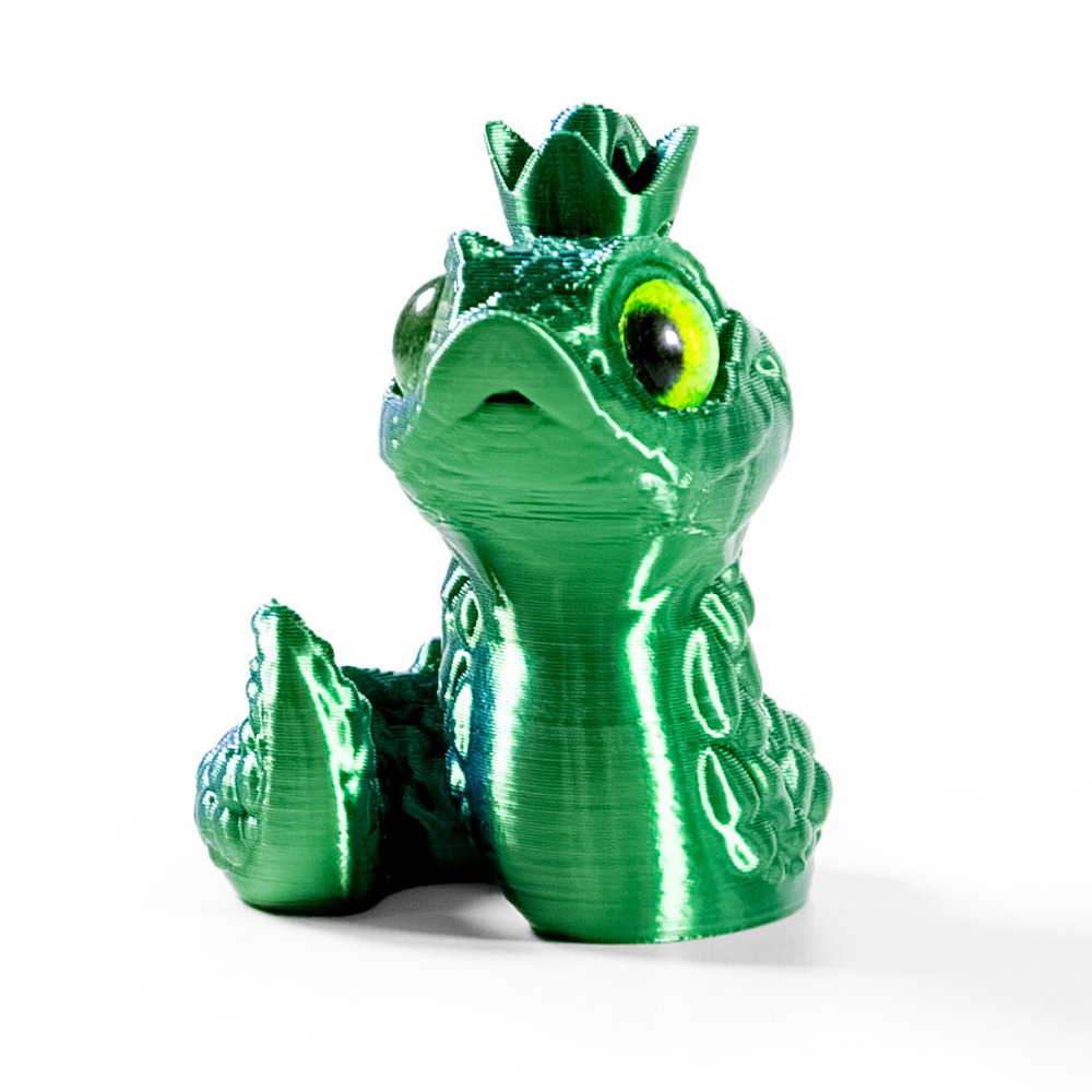 Набор фигурок змей: в короне и подвижная змея талисман чёрная