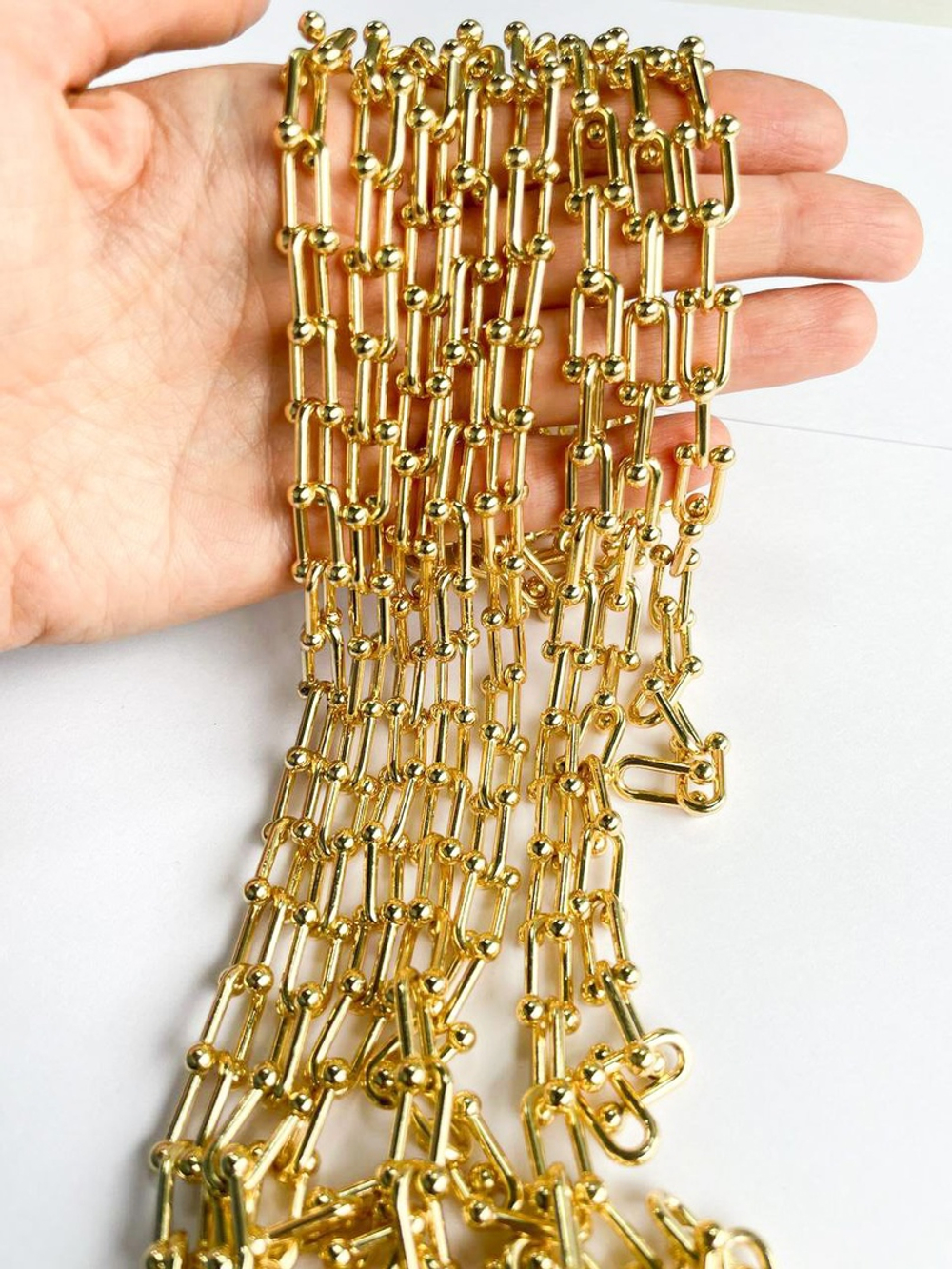 0367-3 Цепь "Звенья" 13мм позолота