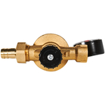 Клапан подпиточный автоматический ROMMER - 1/2" (НР/НР, настройка 0.3-4 бар, крышка латунь)