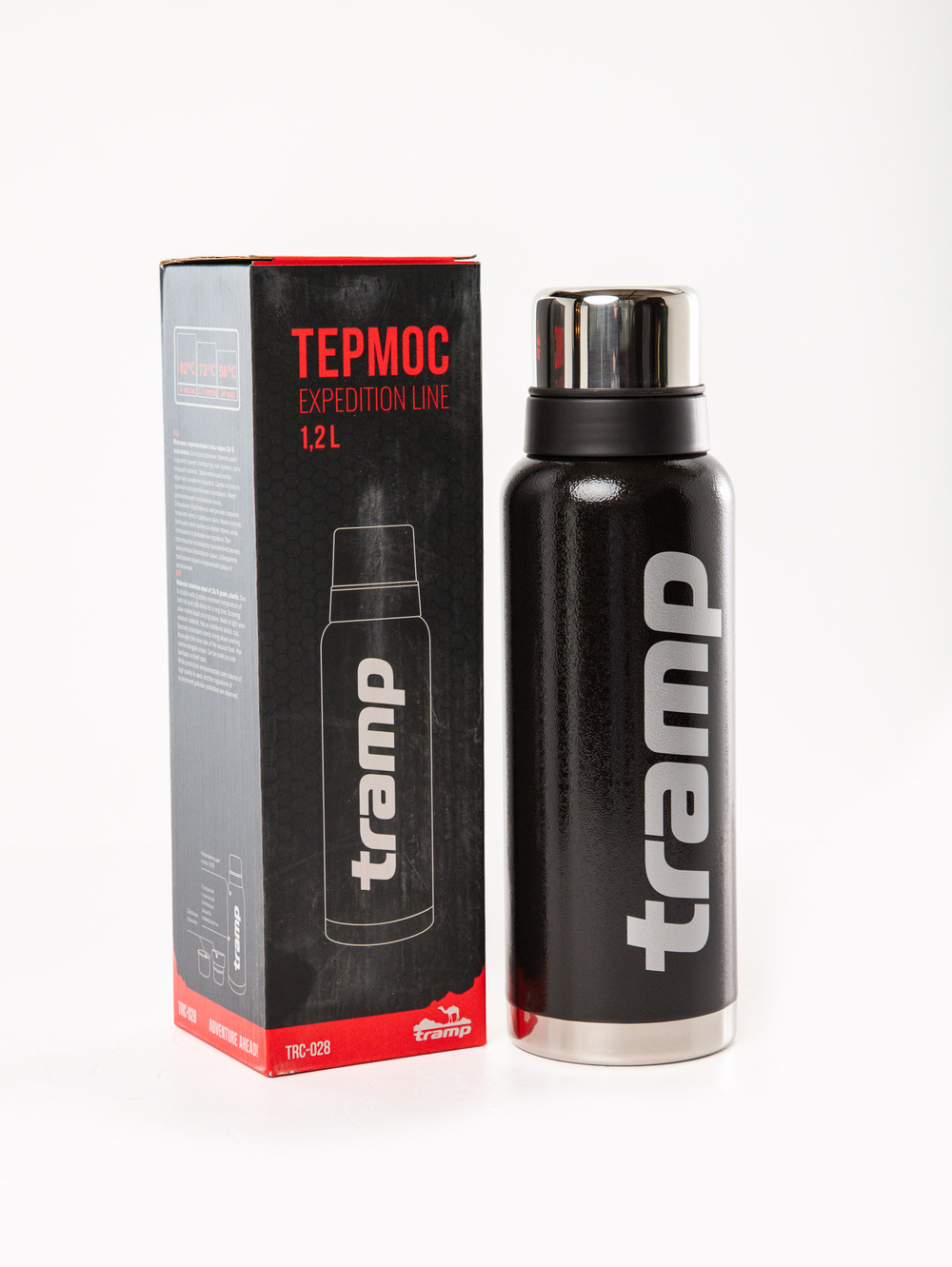 Термос 1.2л TRC-028 TRAMP(Черный)