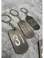 Номерки металлические на ключи на заказ