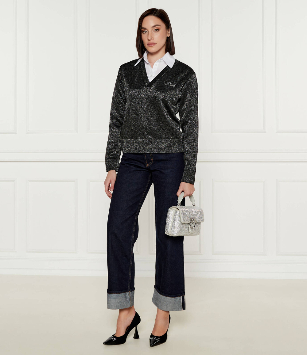 Худые lurex Karl Lagerfeld - черный(246W1805)