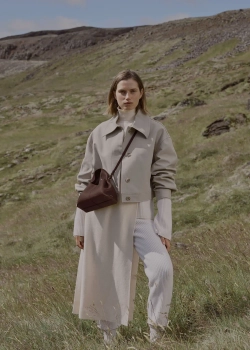 POLENE СУМКА NUMERO NEUF MINI, КОРИЧНЕВЫЙ