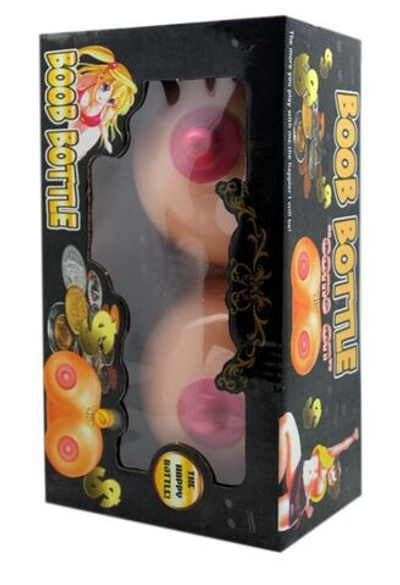 Копилка «Бюст» с эротическими звуками (Цвет: телесный)