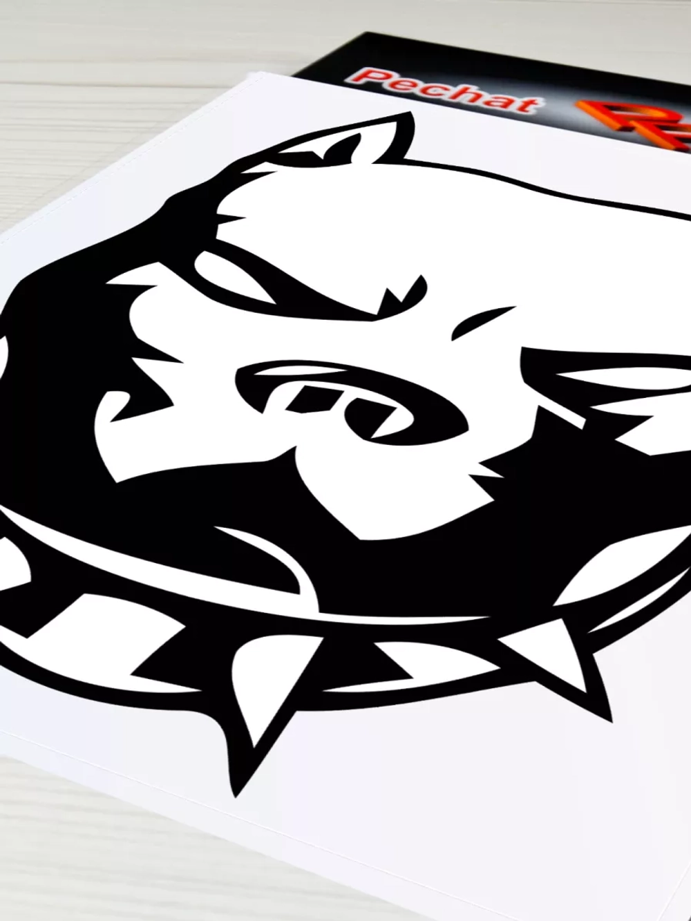 Наклейка - Крутая собака