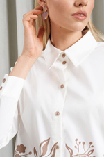 22935 Блузка женская (молочный)