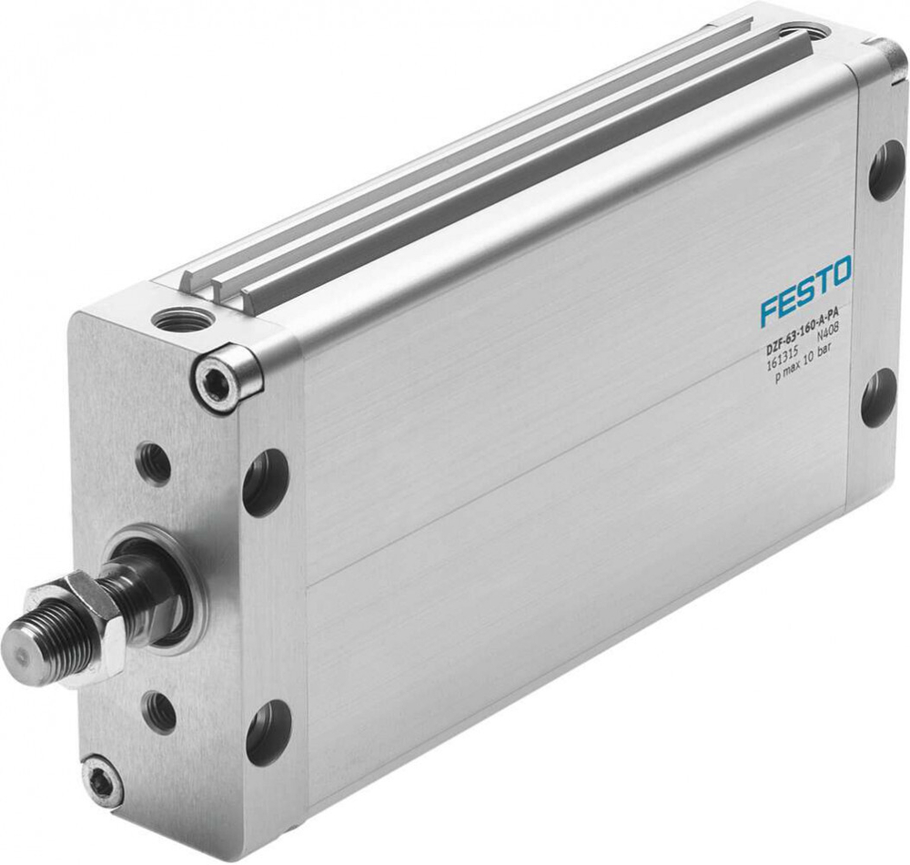 Плоский пневмоцилиндр Festo DZF-50-80-A-P-A