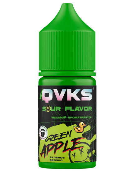 Ароматизатор QVKS SOUR Зеленое яблоко