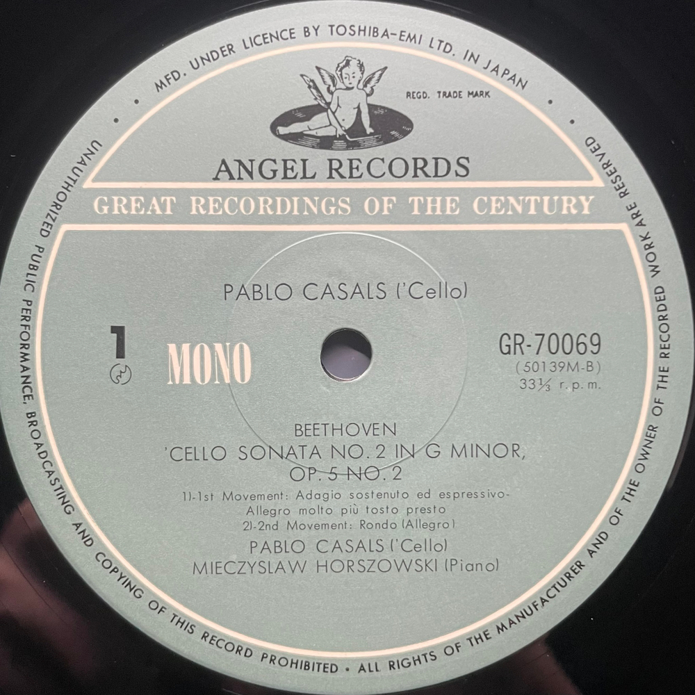 Бетховен - Сонаты для виолончели №2 и №3 (Япония)