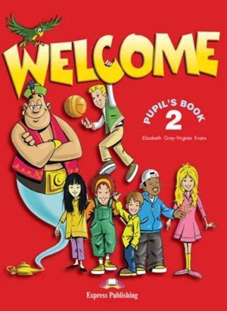 Welcome 2. Pupil&#39;s Book + Student&#39;s CD.  Учебник с диском для работы дома