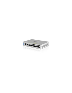 Коммутатор UBIQUITI US-8-60W Коммутатор PoE 8х Gigabit RJ45, 802.3af