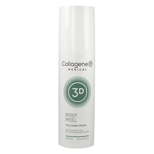 Коллагеновый крем для лица после проведения агрессивных процедур Medical Collagene 3D Post Peel (проф) 150мл