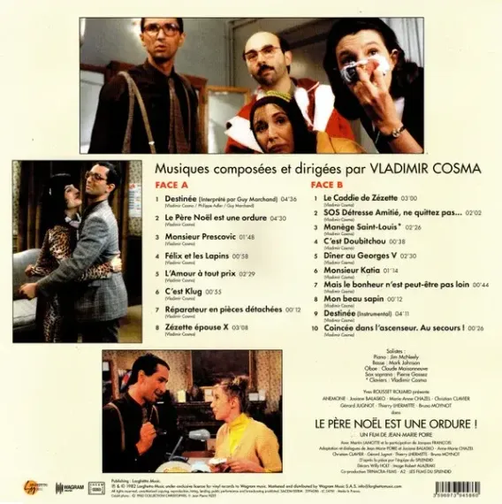 Vladimir Cosma - Le Pere Noel Est Une Ordure OST - LP