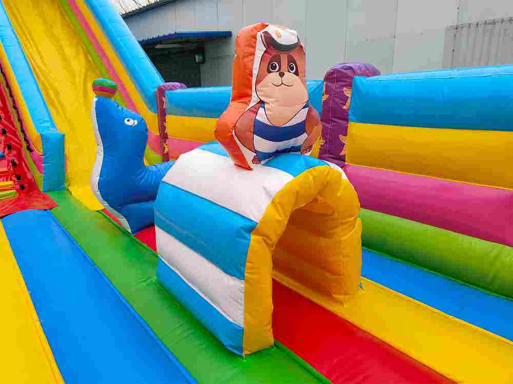 Коммерческий надувной батут «На морском дне 2», 20*10*8,5 м.