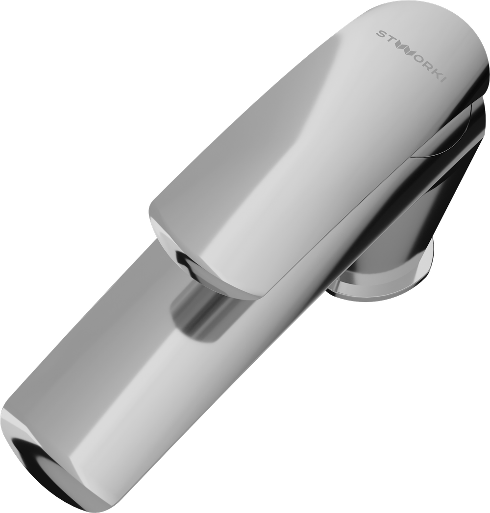 Смеситель для раковины STWORKI Гётеборг S03010CR + донный клапан SW-001CR хром