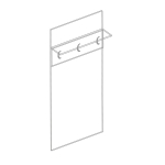 Панель под вешалки "Лорэн"