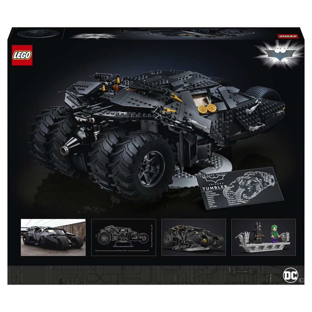 LEGO Super Heroes: Бэтмобиль Тумблер 76240 — Batmobile Tumbler — Лего Супергерои	 ДиСи