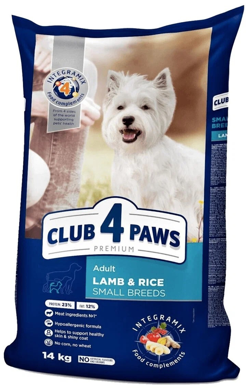 Сухой корм Club 4 Paws для маленьких пород