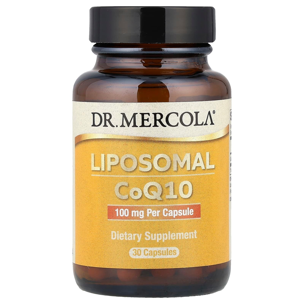 Dr. Mercola, липосомальный коэнзим Q10, 100 мг, 30 капсул