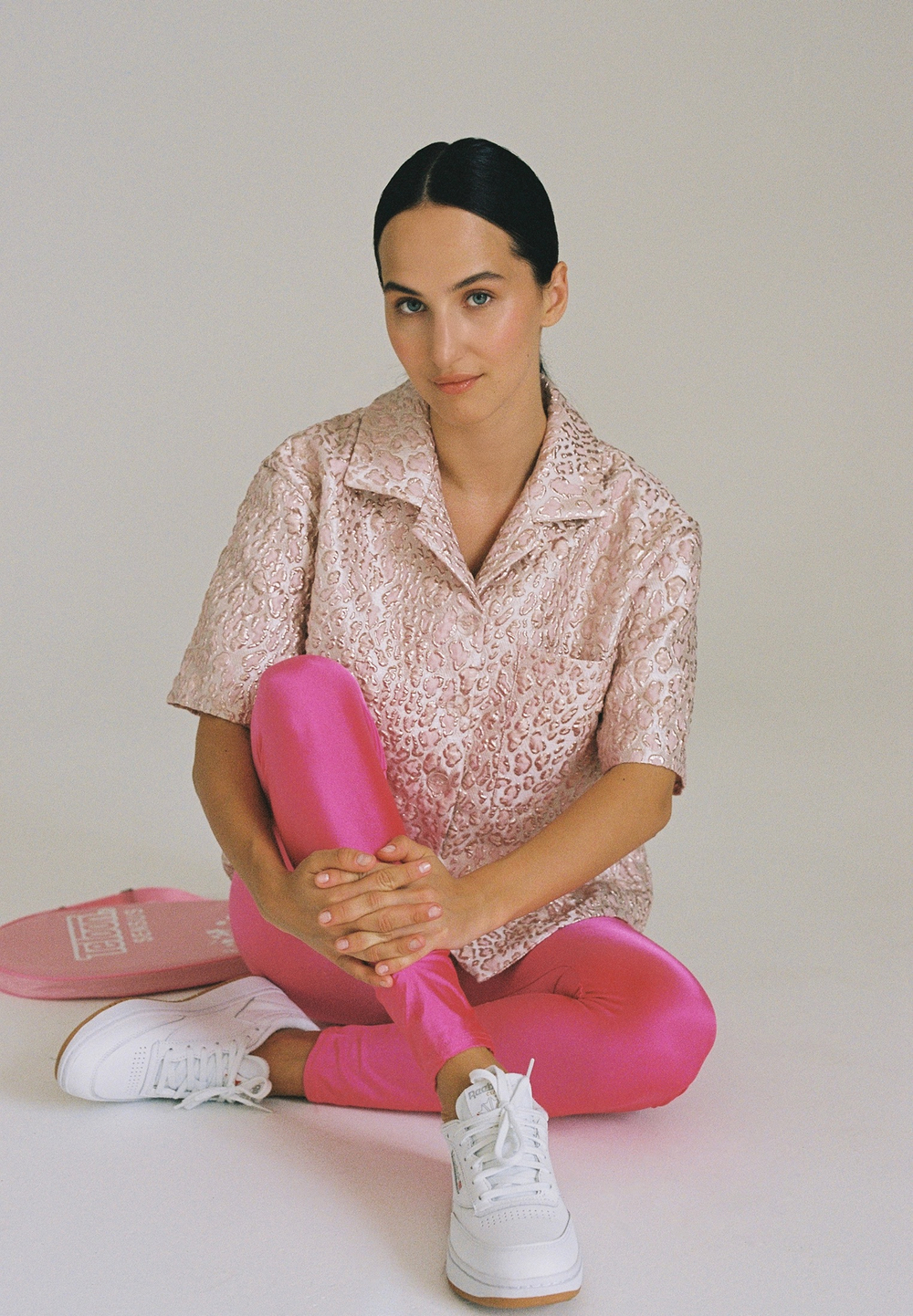 Leopard pink shirt