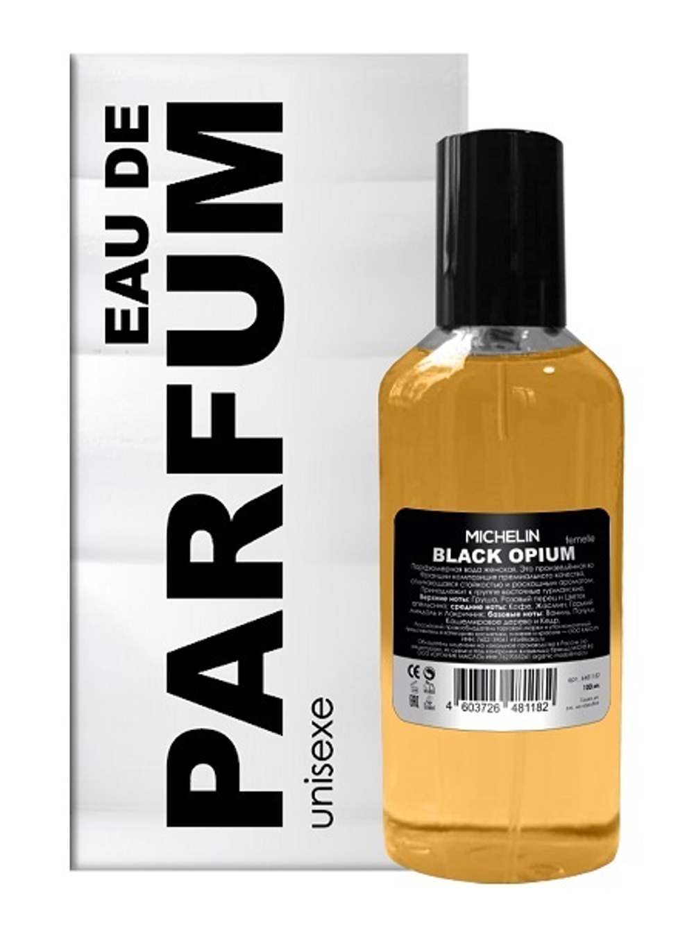 MICHELIN Парфюмерная вода Black Opium femelle женская, 100мл.