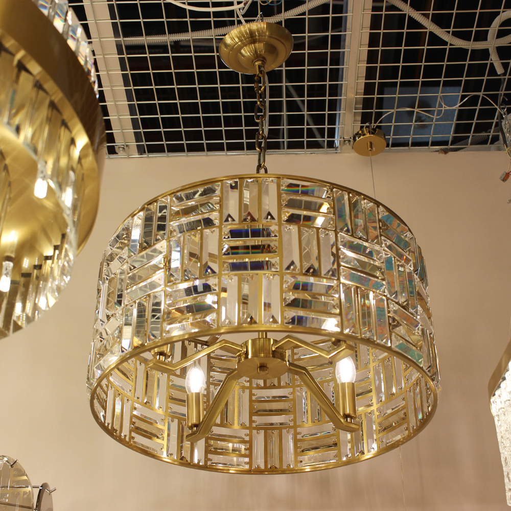 Люстра Cloyd MOVILLE C4 / Ø55 см - латунь (арт.10696)