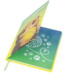 Дневник 1-11 класс 48 л., кожзам (твердая), печать, глиттер, ЮНЛАНДИЯ, "Котик", 107217