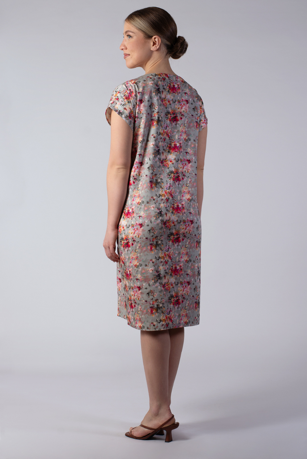 Платье женское 2906АП, Цветы #429Ца052906АП