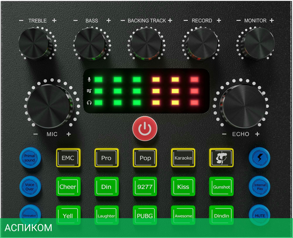 Микрофон Oklick SM-600G черный (1796784)