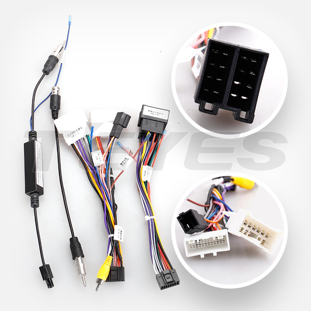 Комплект рамки с разъёмами 9" Lada Largus 2012-2021 - Car-Smart 7069