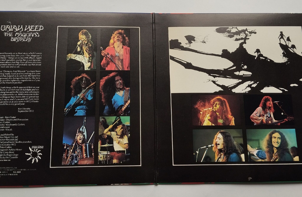 Винтажная виниловая пластинка LP Uriah Heep The Magician's Birthday (Japan 1972) (No Obi) Sweet Lorraine