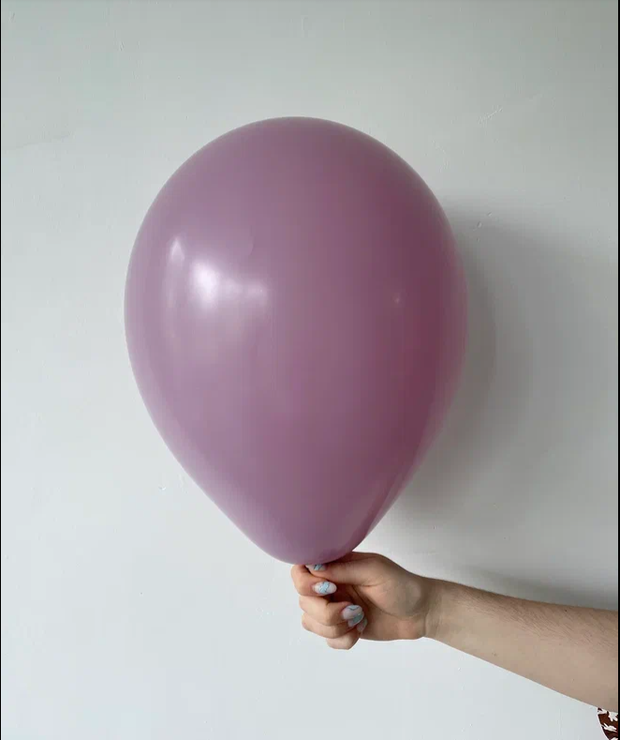 S Шар пастель 12" / 30 см Лаванда (150) ретро (БГ-17)