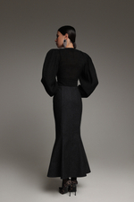 Блуза на пуговицах