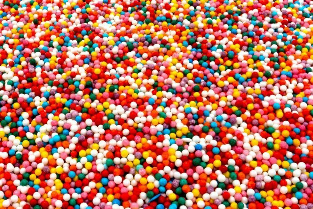 Посыпка шарики яркие микс 100 гр