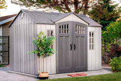 Пластиковая бытовка LifeTime WoodLook 10x8