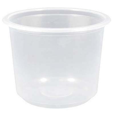 Д-115-500 мл (PP) Дно круглое прозрачное (D-115, H-88 мм) Д-Полимер (50/500 шт.)