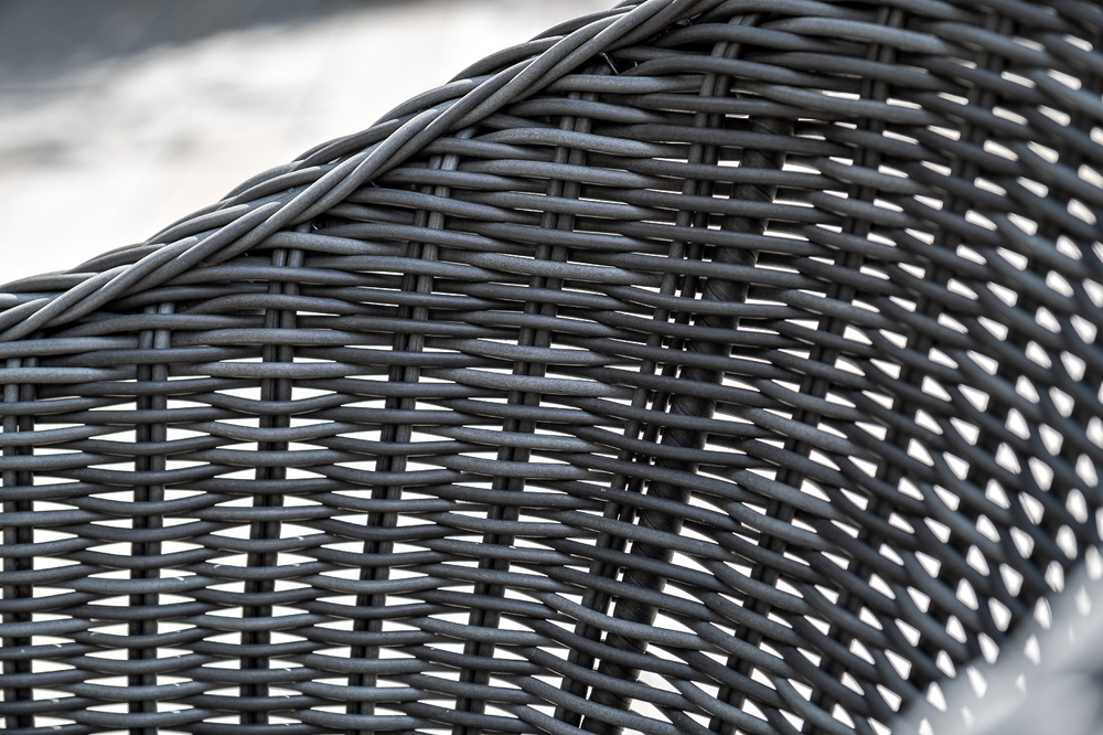 "Фредо" обеденная группа плетеная, цвет графит