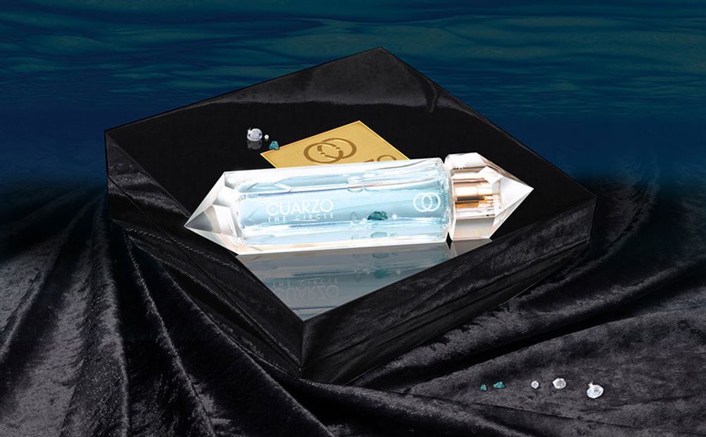 Cuarzo The Circle Aquamarine