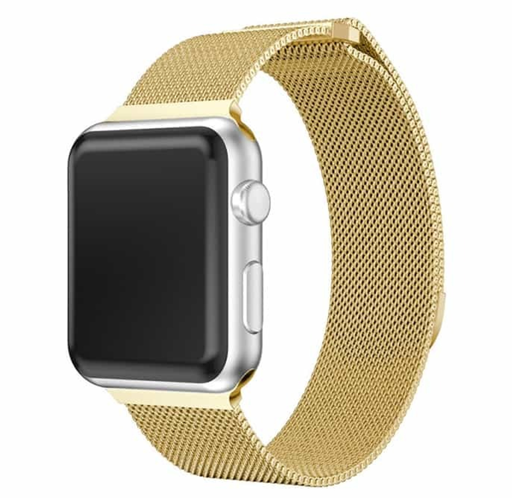 Ремешок для Apple Watch 38-40мм Миланская петля (золотой)