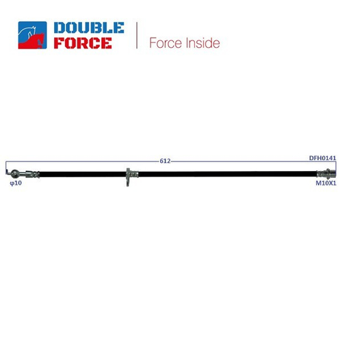 Шланг тормозной Double Force DFH0141