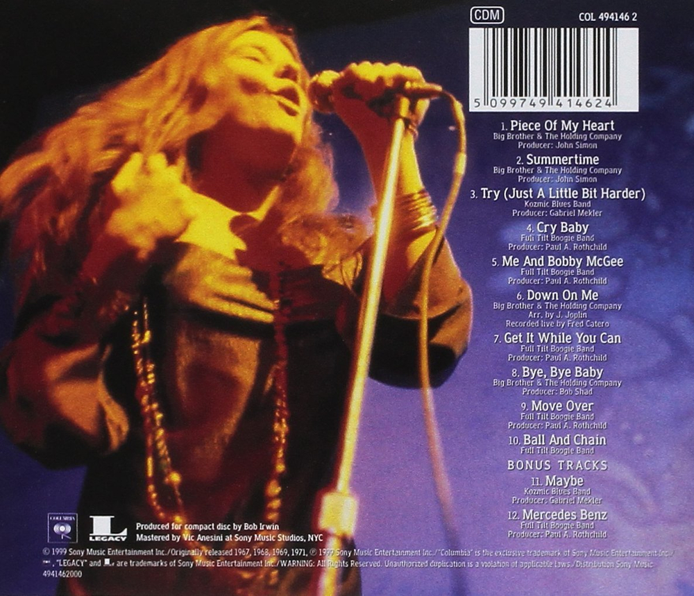 Janis Joplin / Janis Joplin's Greatest Hits (CD)