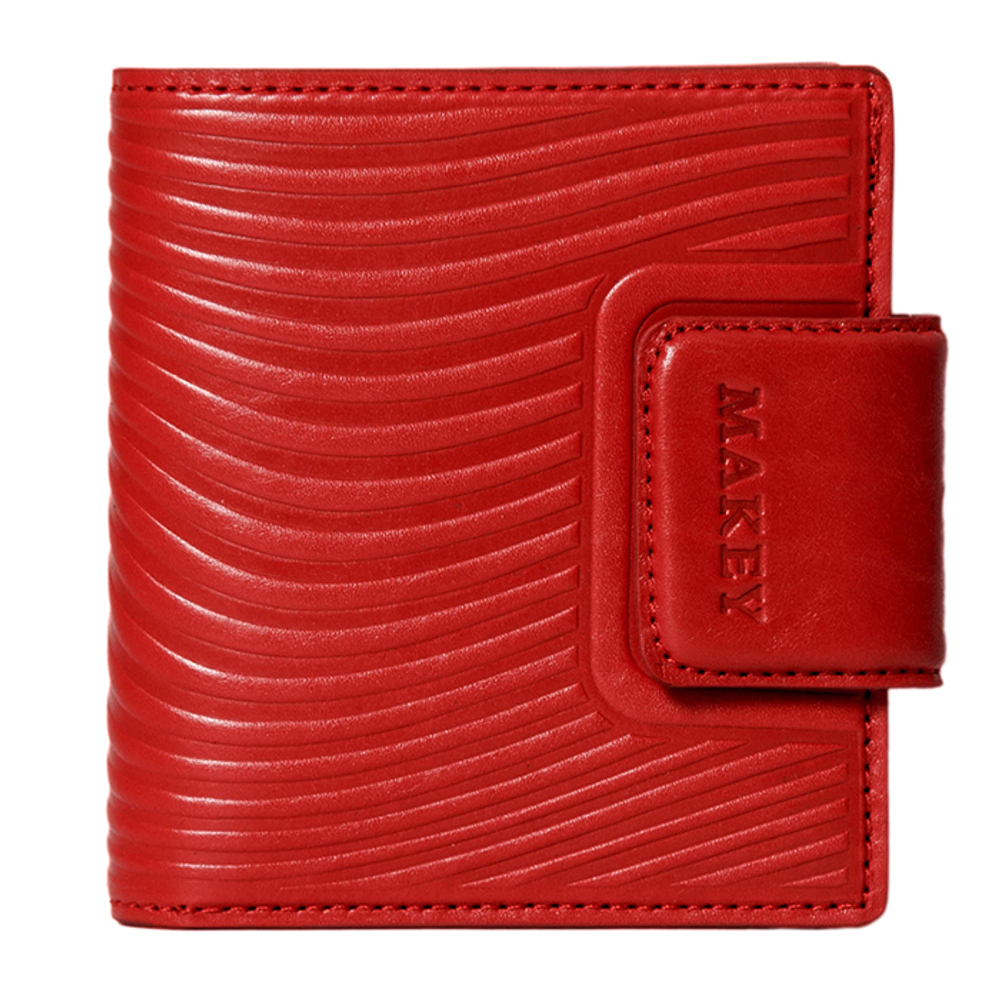 Кошелёк mini «Waves». Цвет красный