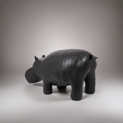 Банкетка Пуф Бегемот Черный большой