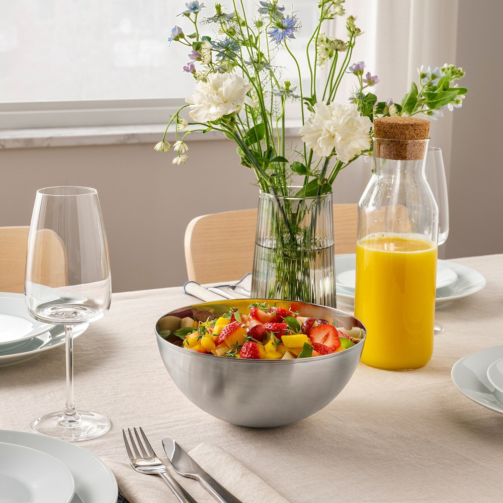 Миска для сервировки IKEA BLANDA BLANK (БЛАНДА БЛАНК), Нержавеющая сталь, 20 см